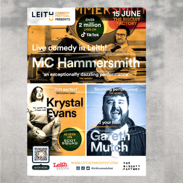 Leith Comedy Festival branding