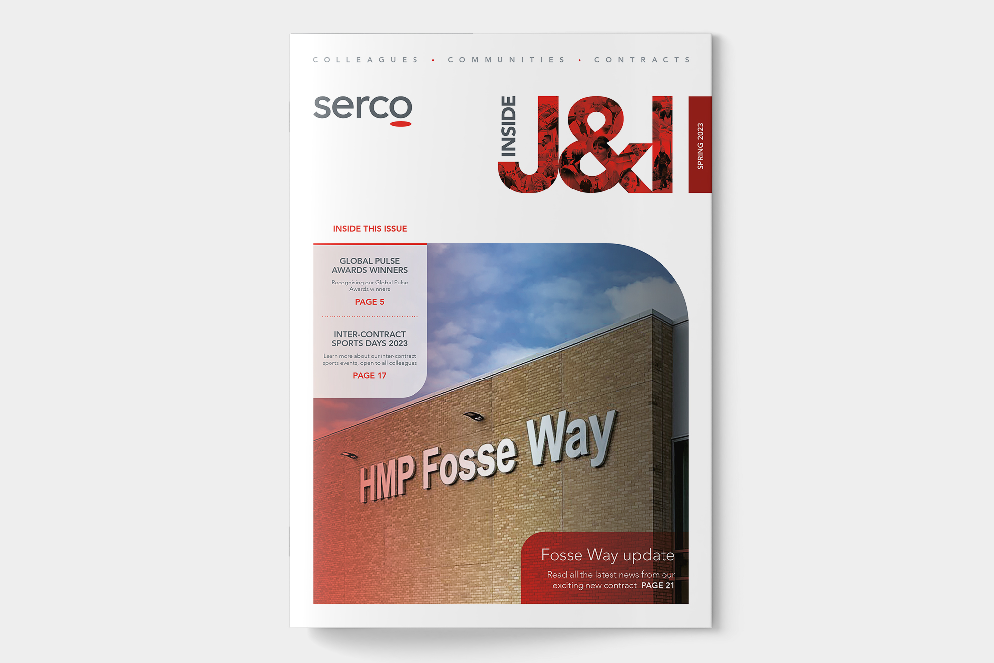 Serco Inside J&I Newsletter cover